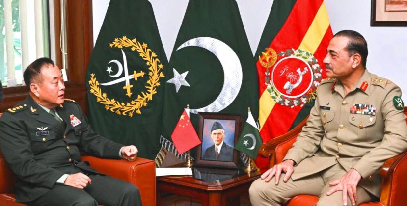 PLA Ground Forces Commander His Excellency General Li Qiaoming and PAK ARMY CHIEF General Asim Munir discussed Two Front War at GHQ Rawalpindi