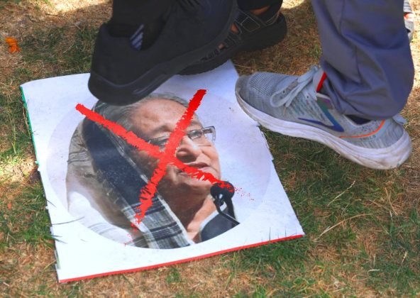 indian state sponsored and state funded brutal dictator sheikh hasina has resigned and flee from Bangladesh