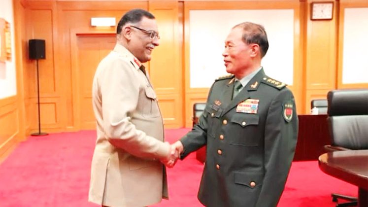 CJCSC Gen Sahir Shamshad discusses Defense cooperation with Top CHINESE MILITARY leadership