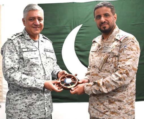 High-Level Delegation Of Royal Saudi Naval Forces Visits PAK NAVY Led CTF-150 At Manama In Bahrain, Saudi Naval forces team visits PAK NAVY CTF-150 at Bahrain