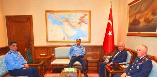 PAK AIR FORCE CHIEF Zaheer Ahmed Babar And Top TURKISH Civilian And Military Leadership Discusses indian And iranian Terrorism In Sacred PAKISTAN During Official Visit To TURKIYE
