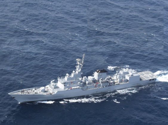 PAK NAVY Heavily Armed And Highly Sophisticated Stealth Warship PNS SHAMSHEER Participates in “Operation TALON GRIP” In Gulf Of Oman