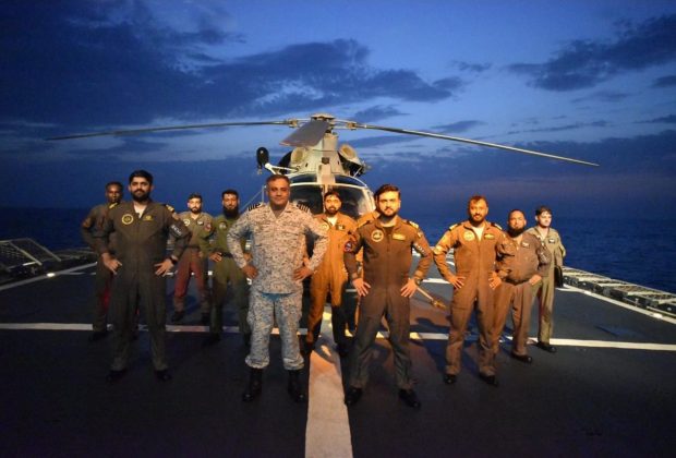 PAK NAVY Stealth Warship PNS SHAMSHEER Participated in Operation TALON GRIP in Gulf of Oman