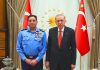 TURKISH President His Excellency Mr. Recep Tayyip Erdogan Held One On One High-Profile And Most Important Meeting With PAK AIR FORCE CHIEF Zaheer Ahmed Babar At President Complex In Ankara