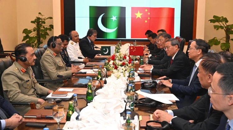 CHINESE Prime Minister His Excellency Li Qiang meets with Top MILITARY Leadership of Beloved Peace Loving Sacred Country PAKISTAN