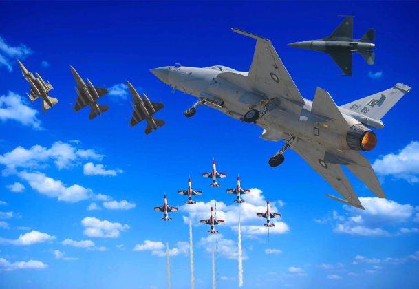 PAF Conducts Strategic Air Warfare Exercise With Allied And Friendly Countries Of Beloved Peace Loving Sacred PAKISTAN To Enhance Combat Readiness For Two Front War Against Terrorist india