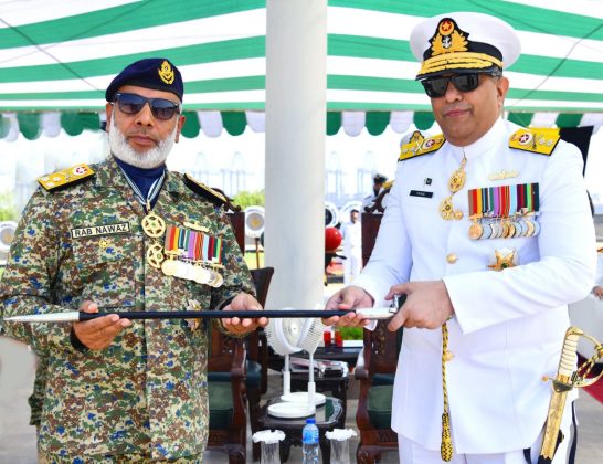 PAK NAVY Rear Admiral Faisal Amin HI(M) Assumes The Command Of Commander Coast (COMCOAST) During The Prestigious Change Of Command Ceremony Held At Karachi