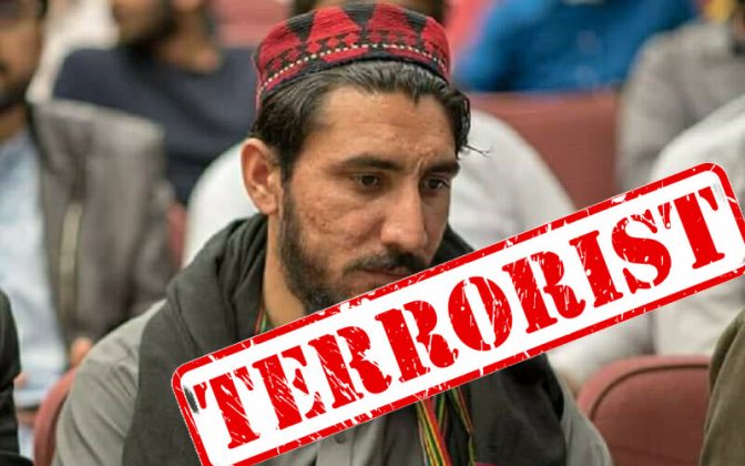 indian and iranian State Sponsored and State Trained Dog manzoor pashteen terrorist