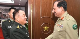 CGS Lt. Gen Muhammad Avais Dastgir And Commander Of PEOPLES LIBERATION ARMY GROUND FORCE H.E Gen Li Qiaoming Discusses The Serious Issue Of indian And iranian Terrorism At PLAGF HQ In Beijing