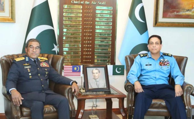 Chief of the Royal Malaysian Air Force And PAK AIR FORCE CHIEF Zaheer Ahmed Babar Discusses The Serious Issue Of indian And iranian State Terrorism In Sacred PAKISTAN At AIR HQ Islamabad