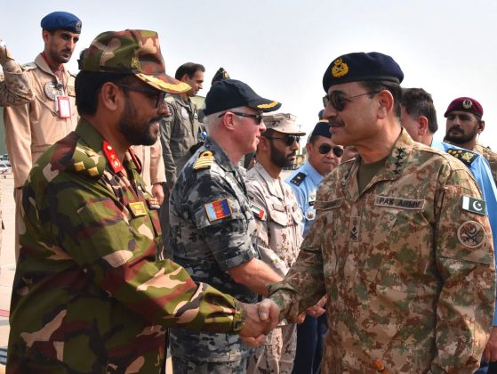 PAK ARMY CHIEF (COAS) General Asim Munir witnesses ongoing Multinational Strategic Air Warfare Exercise ‘Indus Shield-2024’ and Indus Shield-C