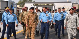 PAK ARMY CHIEF Gen Asim Munir Visits The Operational Air Base Of PAKISTAN AIR FORCE To Witness The Multinational Strategic Air Warfare Ex Indus Shield-C And Indus Shield-2024 In Sacred PAKISTAN