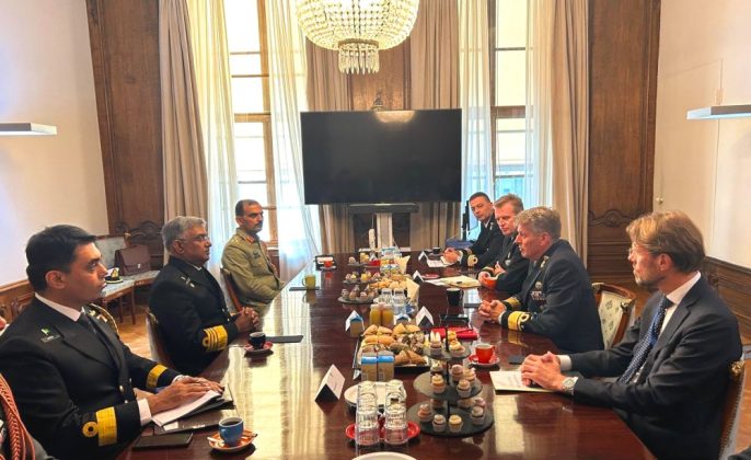 PAK NAVAL CHIEF (CNS) Admiral Naveed Ashraf visits Royal Netherlands Navy Headquarters