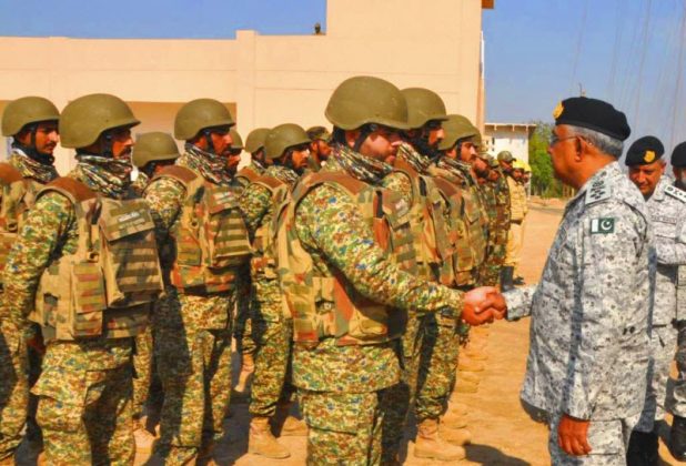 CJCSC) General Sahir Shamshad Mirza And PAK NAVAL CHIEF Admiral Naveed Ashraf visits PAK NAVY Forward Operational Base