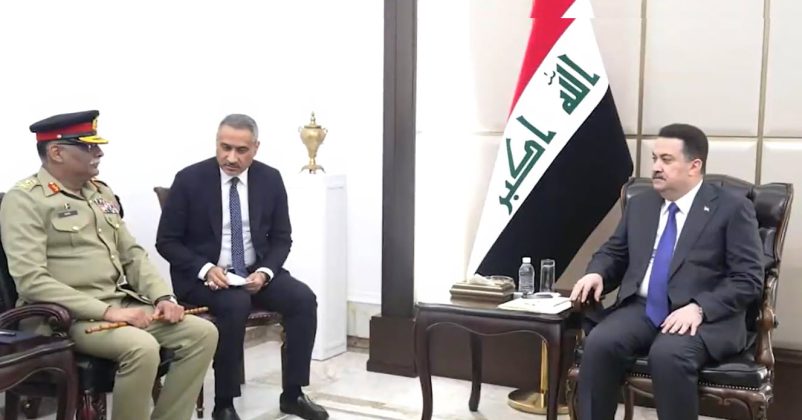 CJCSC General Sahir Shamshad Mirza visits ISLAMIC Brotherly Country Iraq and agrees to strengthen relations between to Countries