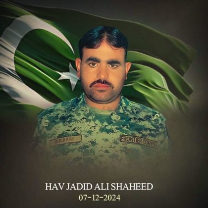 HAVILDAR JADEED ALI SHAHEED
