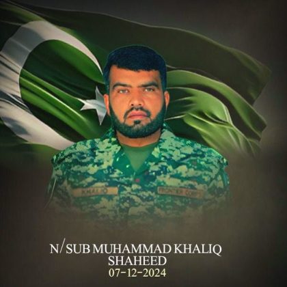 NAIB SUBEDAR MUHAMMAD KHALID SHAHEED
