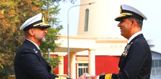PAK NAVY Newly Appointed Commander Central Punjab (COMCEP) Rear Admiral Jawad Ahmed Assumes The Command Of COMCEP During An Impressive Change Of Command Ceremony In Lahore