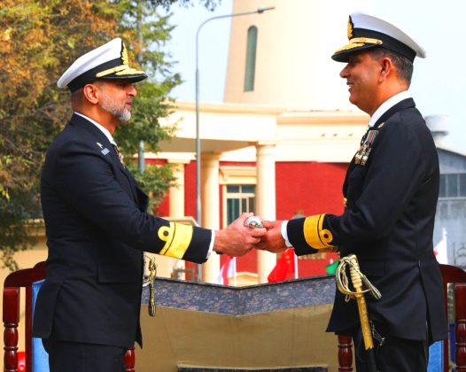 PAK NAVY Newly Appointed Commander Central Punjab (COMCEP) Rear Admiral Jawad Ahmed Assumes The Command Of COMCEP During An Impressive Change Of Command Ceremony In Lahore