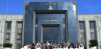 Participants Of 7th Maritime Security Workshop (MARSEW) Led By Commandant PAKISTAN NAVY War College Rear Admiral Azhar Mahmood Visits NAVAL HQ Islamabad