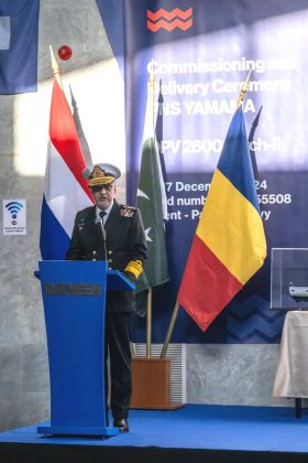 Romanian DAMEN Shipyards Delivered 2nd OPV-II Heavily Armed Stealth Warship To Sacred Country PAKISTAN