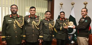 COAS General Asim Munir And Bangladesh ARMY Principal Staff Officer Lt General S M Kamr-ul-Hassan Agreed In Principle To Further Forge The Strategic Partnership Between Both Iron Brothers