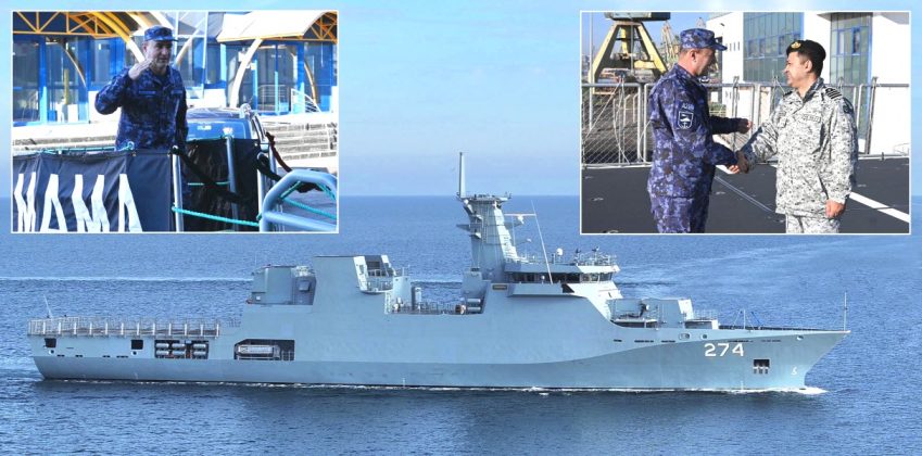 Chief of Romanian Naval Forces Visits Newly Commissioned PNS Yamama