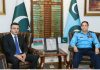 High-Level Defense Delegation Of PAKISTAN Iron Brother AZERBAIJAN Held High-Profile And Most Important Meeting With PAK AIR FORCE CHIEF Air Chief Marshal Zaheer Ahmed Babar At AIR HQ Islamabad