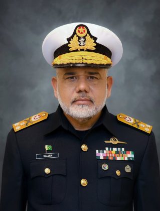 REAR ADMIRAL MUHAMMAD SALEEM OF PAKISTAN NAVY PROMOTED TO THE RANK OF VICE ADMIRAL