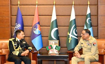 NAVAL CHIEF Of PAKISTAN Iron Brother BANGLADESH Admiral M. Nazmul Hassan Held One On One Most Important Meeting With CJCSC General Sahir Shamshad Mirza At Joint Staff HQ Islamabad