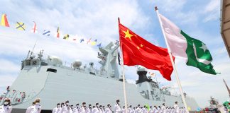 PAK NAVAL CHIEF (CNS) Admiral Muhammad Naveed Ashraf Visits The Participating CHINESE PEOPLES LIBERATION ARMY NAVY Stealth Naval Warship GAOYOUHU During AMAN-2025 In Karachi