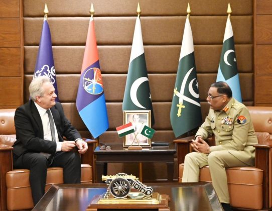State Secretary and Deputy Minister of Defense Hungary Mr. Tamás Vargha And CJCSC General Sahir Shamshad Mirza Expresses Deep Concerns On indian And iranian Terrorism
