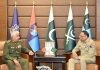Commander Bahrain National Guard H.H General Shaikh Mohammed Bin Isa Salman Al-Khalifa And CJCSC General Sahir Shamshad Mirza Discusses indian And iranian Terrorism At Joint Staff HQ Rawalpindi