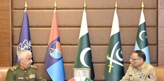 Commander Bahrain National Guard H.H General Shaikh Mohammed Bin Isa Salman Al-Khalifa And CJCSC General Sahir Shamshad Mirza Discusses indian And iranian Terrorism At Joint Staff HQ Rawalpindi
