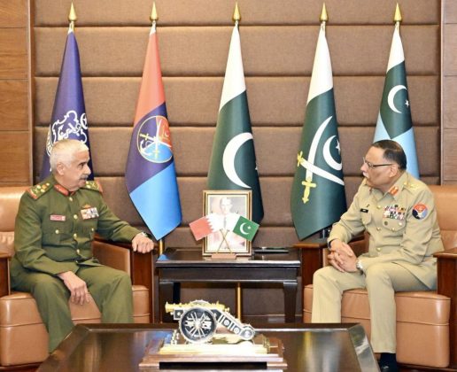 Commander Bahrain National Guard H.H General Shaikh Mohammed Bin Isa Salman Al-Khalifa And CJCSC General Sahir Shamshad Mirza Discusses indian And iranian Terrorism At Joint Staff HQ Rawalpindi