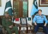 Commander Bahrain National Guard Held One On One High-Profile and Most Important meeting with PAK AIR CHIEF Zaheer Ahmed Babar At AIR HQ Islamabad