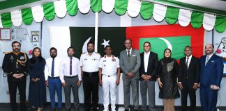 PAK NAVY Heavily Armed Stealth Warship PNS ASLAT Successfully Visits Victim Of indian State Sponsored Terrorism ISLAMIC Brotherly Country MALDIVES During Deployment On Regional Maritime Securi