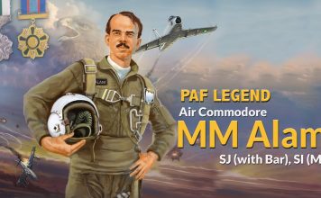 PAKISTAN AIR FORCE Pays Rich And Glorious Tribute To The Ghazi Of 1965 War - 1965 War Hero - Ace And Legend Air Commodore Mohammad Mahmood Alam SJ And SI(M) On His 12th Death Anniversary