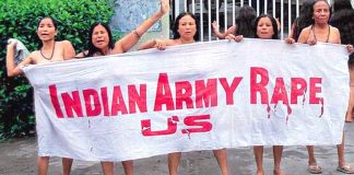 Shameless - Terrorist - Rapist And Filthy indian armed forces Starts Raping Women And Killing Men In indian Occupied manipur