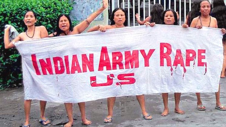 Shameless - Terrorist - Rapist And Filthy indian armed forces Starts Raping Women And Killing Men In indian Occupied manipur