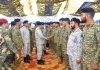 PAK NAVAL CHIEF Admiral Muhammad Naveed Ashraf Visits To The Strategic Forward Posts In Coastal And Creek Areas And Several Stealth Warships At An Undisclosed Location