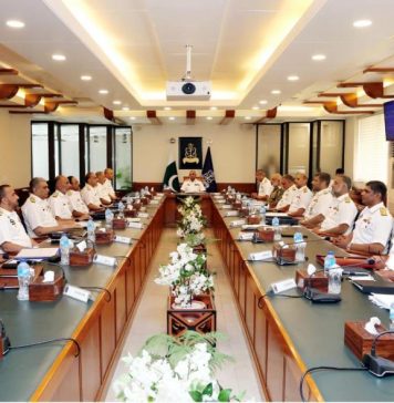 PAK NAVAL CHIEF (CNS) Admiral Muhammad Naveed Ashraf Presides Over The High-Profile And Most Important Command & Staff Conference Of PAK NAVAL COMMANDERS At NAVAL HQ Islamabad