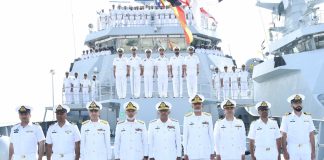PAK NAVY Successfully Inducts Fourth Highly Advanced And Heavily Armed Stealth Warship PNS YAMAMA In Its Combat Arsenal During Graceful Induction Ceremony Held at JINNAH NAVAL BASE At Ormara