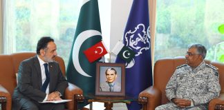 Ambassador of PAKISTAN Iron Brother TURKIYE And PAK NAVAL CHIEF Admrial Naveed Ashraf Meets at NAVAL HQ Islamabad