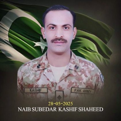 BRAVETS SON OF SACRED PAKISTAN NAIB SUBEDAR KASHIR RAZA SHAHEED
