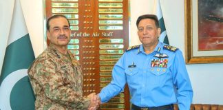 PAK ARMY CHIEF Gen Hafiz Syed Asim Munir And PAK AIR CHIEF Air Chief Marshal Zaheer Ahmed Babar Expresses Deep Confidence On Preparations For Balkanization Of Filthy india