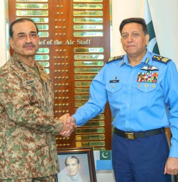 PAK ARMY CHIEF Gen Hafiz Syed Asim Munir And PAK AIR CHIEF Air Chief Marshal Zaheer Ahmed Babar Expresses Deep Confidence On Preparations For Balkanization Of Filthy india