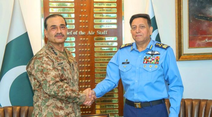 PAK ARMY CHIEF Gen Hafiz Syed Asim Munir And PAK AIR CHIEF Air Chief Marshal Zaheer Ahmed Babar Expresses Deep Confidence On Preparations For Balkanization Of Filthy india