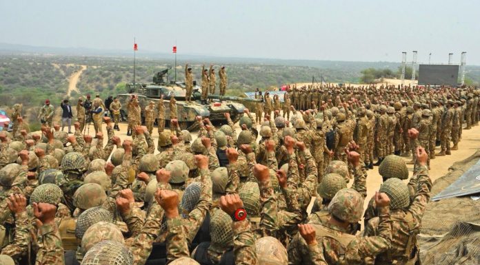 PAK ARMY CHIEF General Hafiz Syed Asim Munir Visit High Intensitty Exercise HAMMER STRIKE