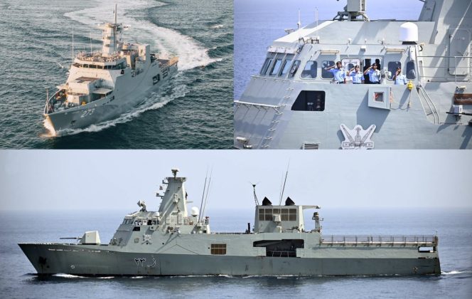 PAK NAVY Heavily Armed Stealth Warship Official Visit to ISLAMIC Brotherly Country Oman